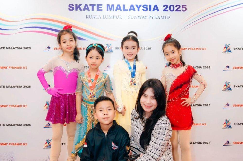 sada anak fitrop juara ice skating malaysia