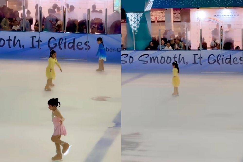 sada anak fitrop juara ice skating malaysia