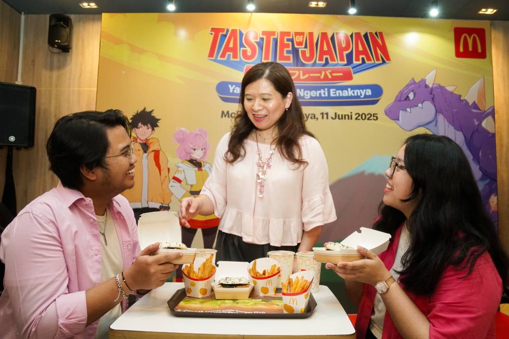 Memakan menu baru Taste of Japan