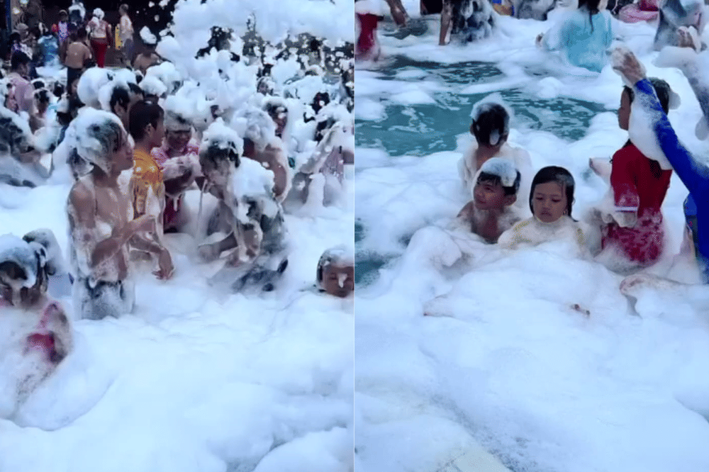 Aktivitas seru di kolam renang THB