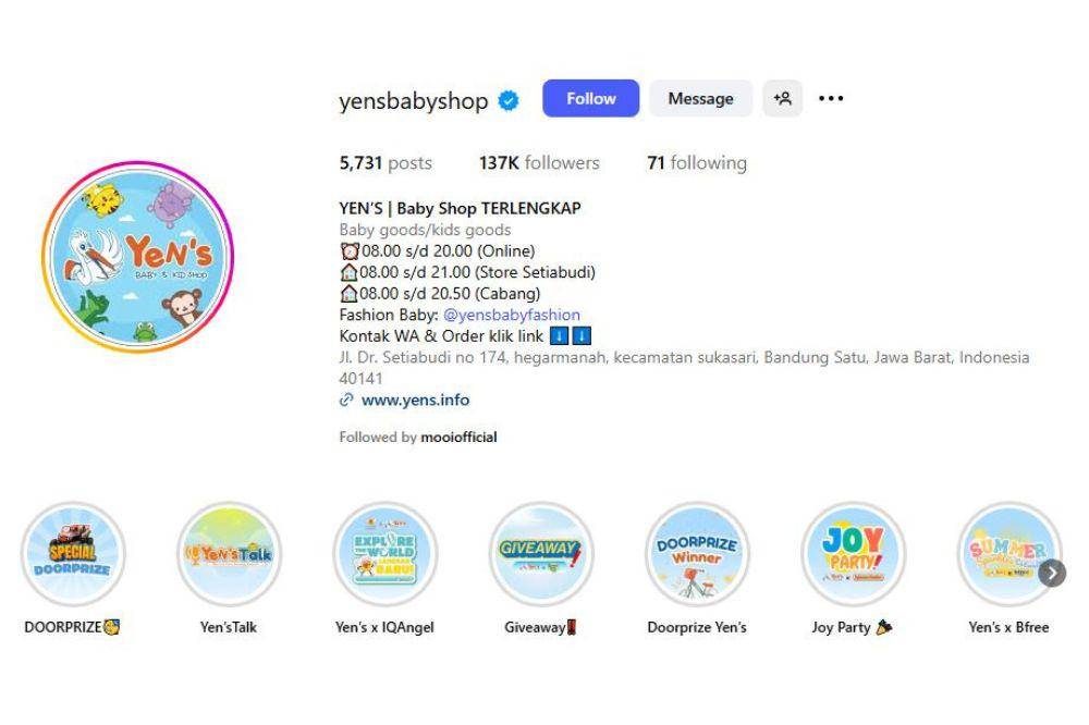 Instagram.com/yensbabyshop
