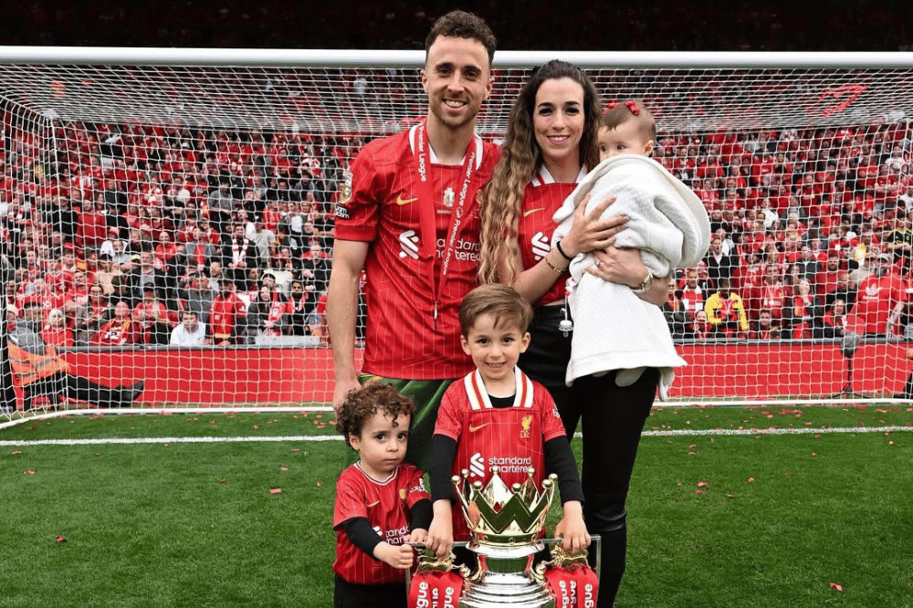 Diogo Jota dan istri dan anak