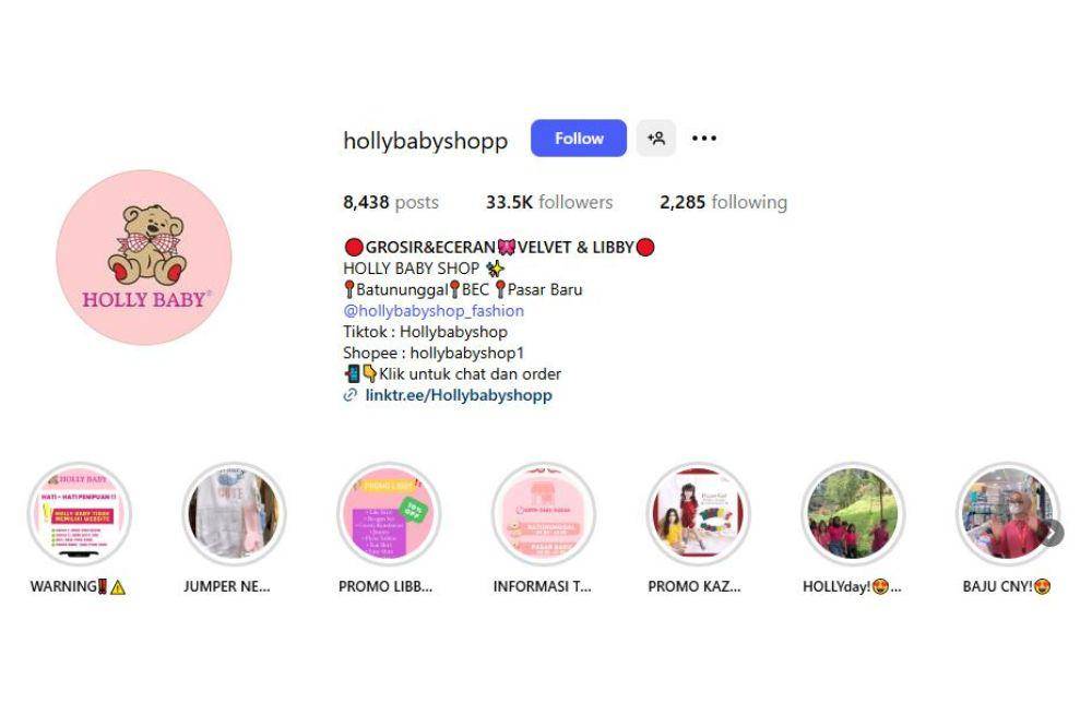 Instagram.com/hollybabyshopp
