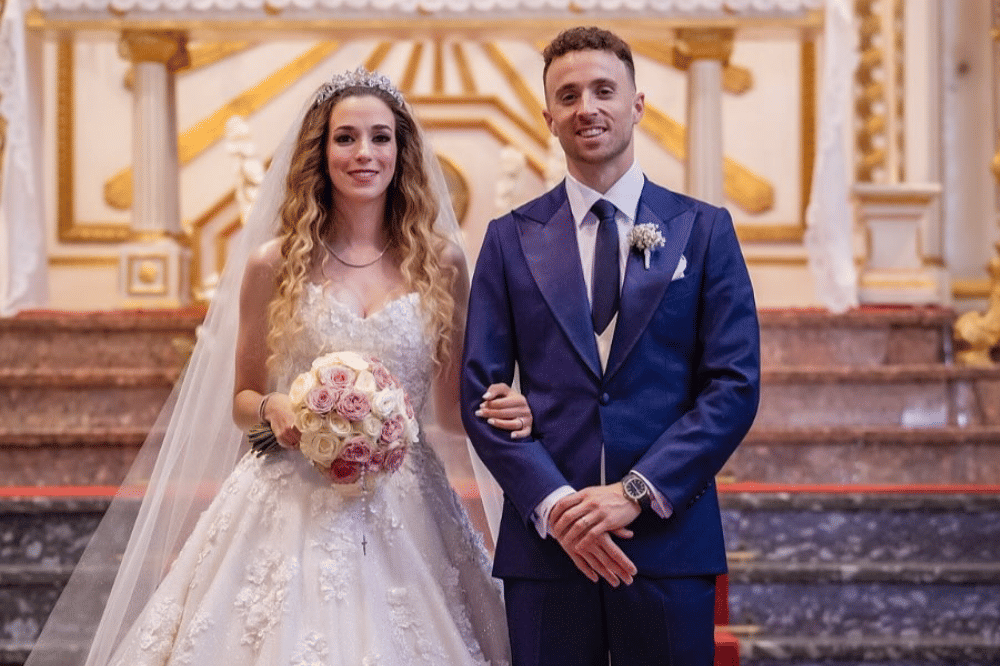 Diogo Jota menikahi Rute Cardoso