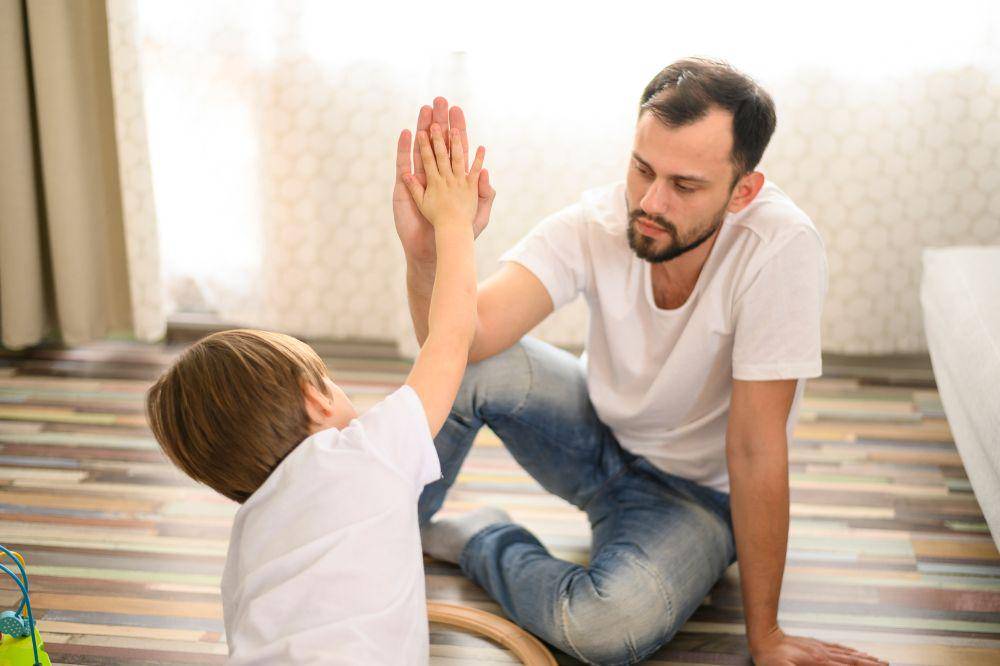 Anak kompak dengan ayahnya
