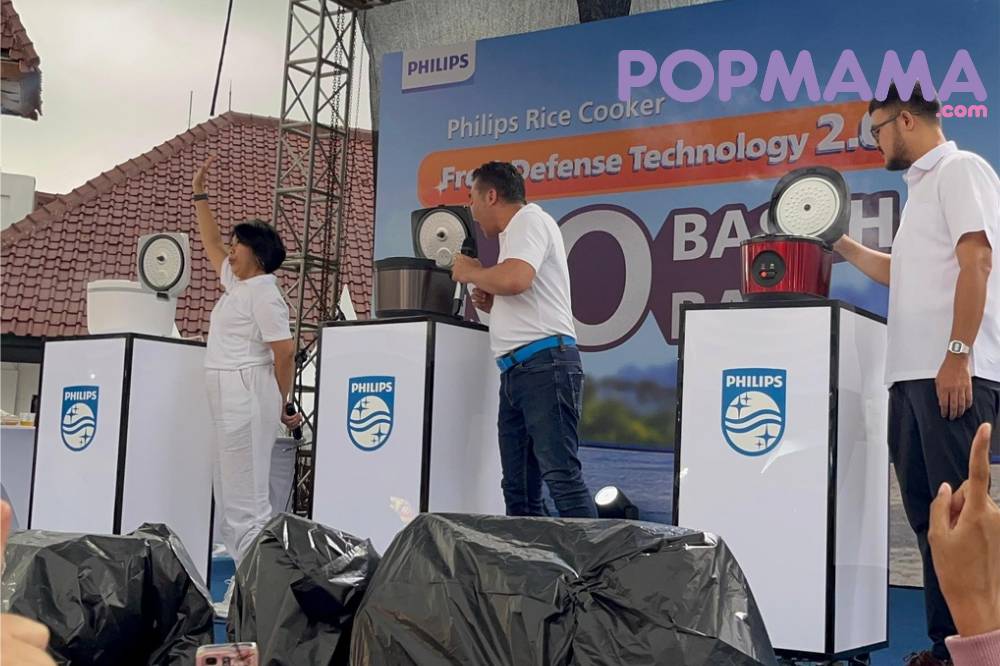 Philips pecahkan rekor masak nasi 2 hari anti basi dengan 300 rice cooker