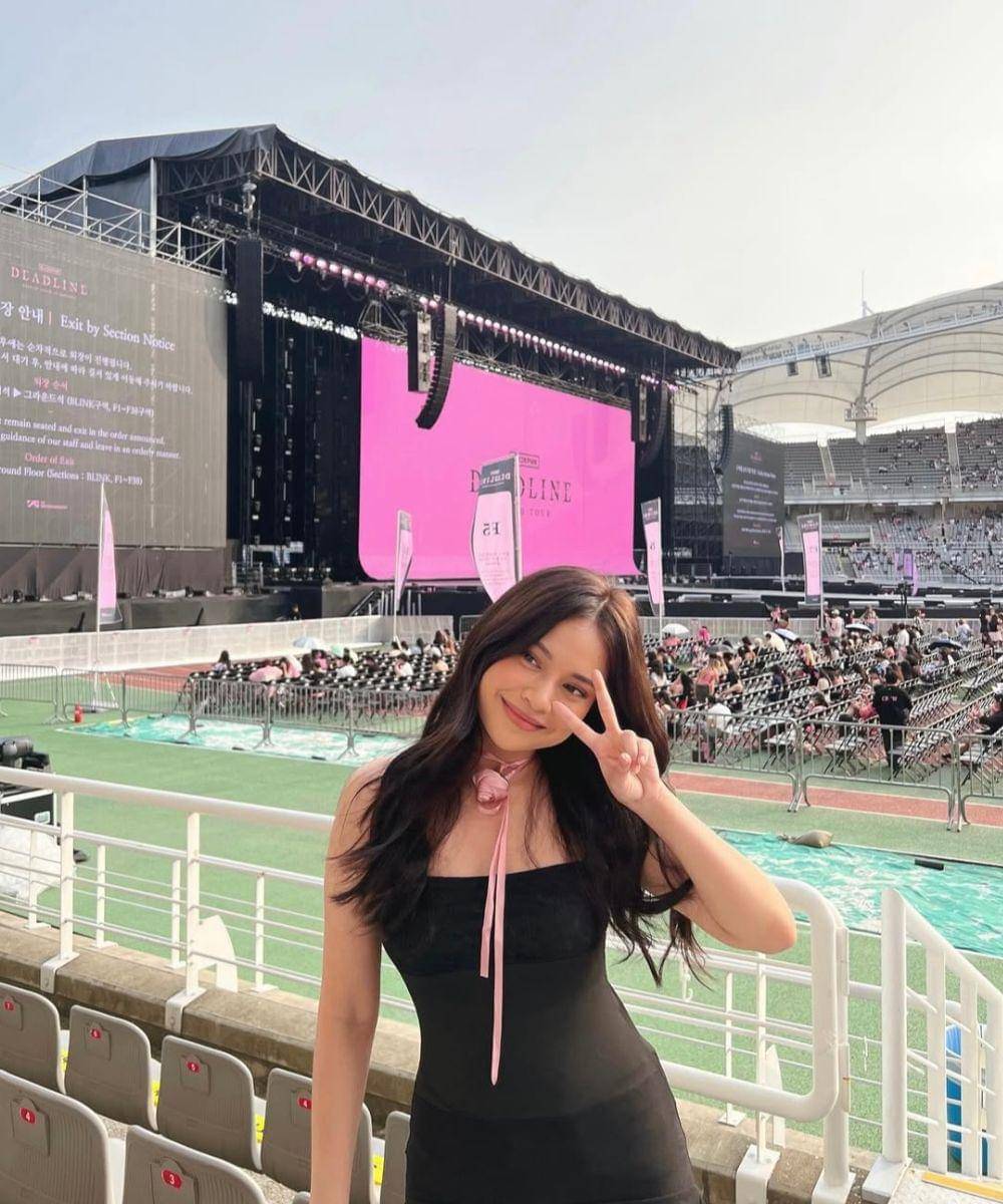 Gaya Artis Indonesia saat Nonton Konser BLACKPINK di Korea