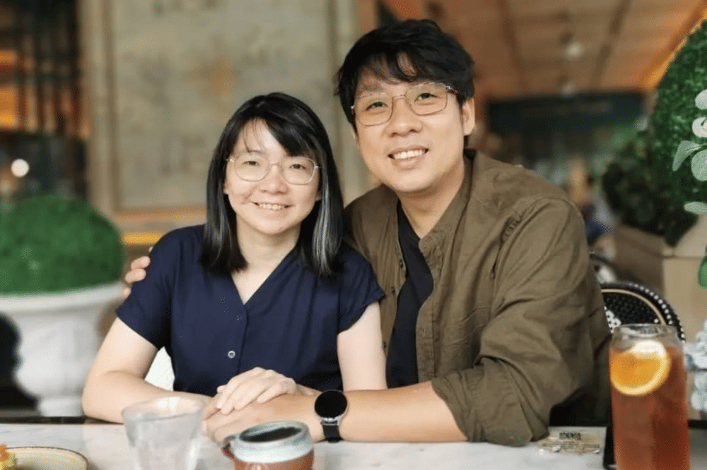 Yandy Laurens dan istrinya