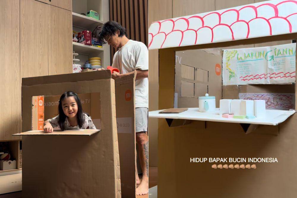 Warung dari Kardus ala Dion Wiyoko