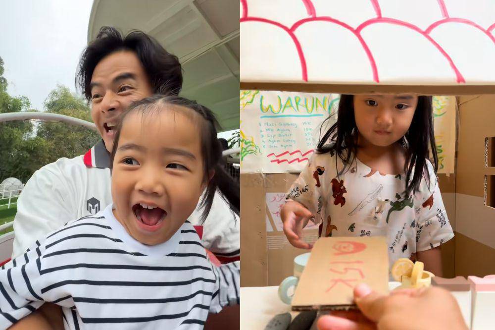 Quality time Dion Wiyoko dan anaknya