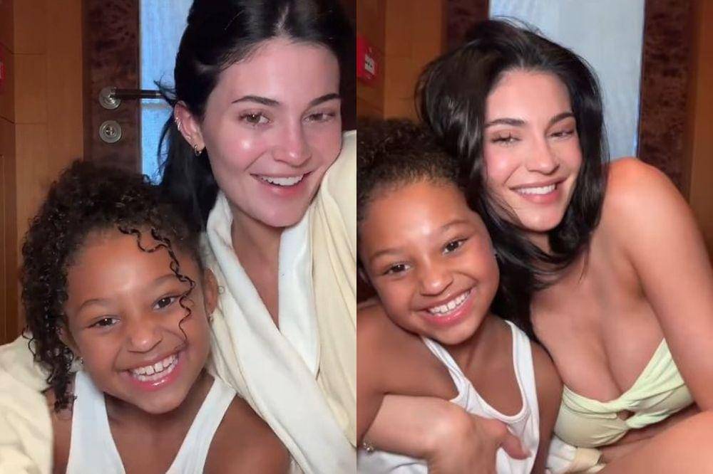 kylie jenner dan stormi makeup