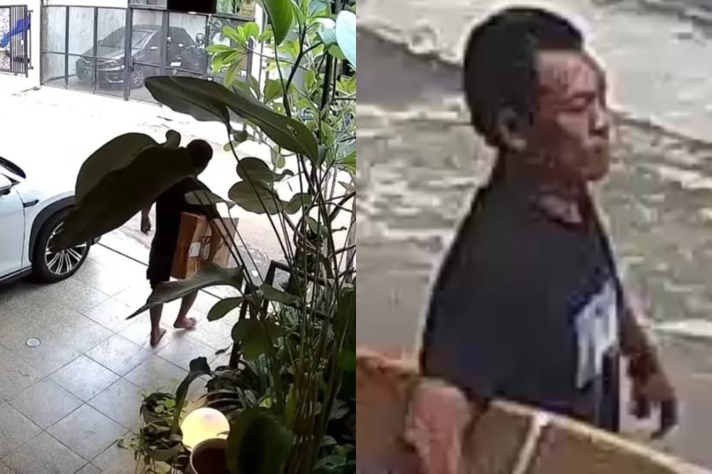 rekaman cctv di rumah rafael tan