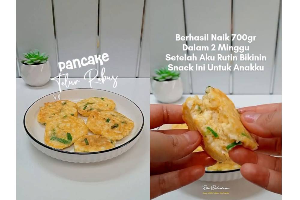 Resep pancake telur rebus