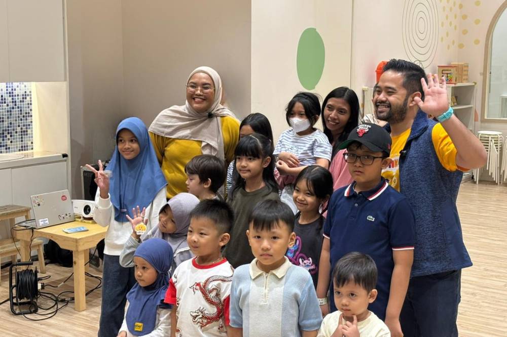 Ryan Adriandhy dalam rangkaian acara bersama Buumi Playscape