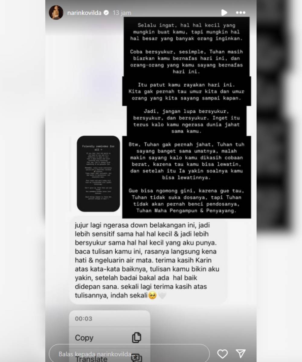 4 Kode Awkarin Diam-Diam Dukung Erika Carlina di InstaStory, Apa Saja?