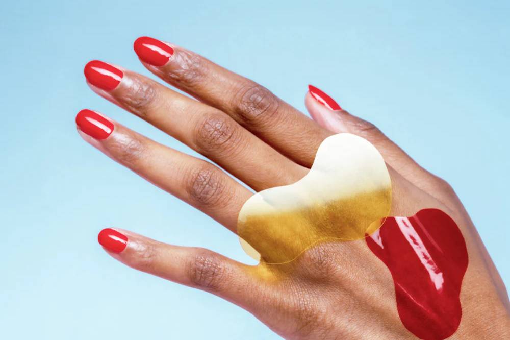 ruby red nails