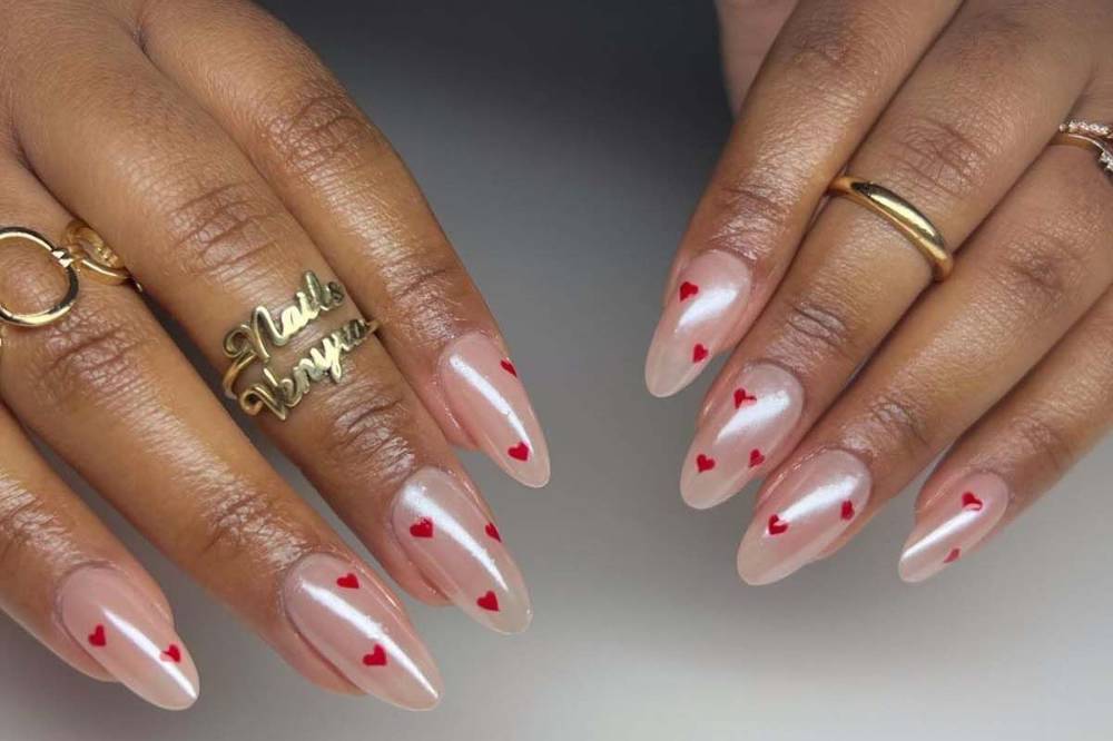 ruby red nails