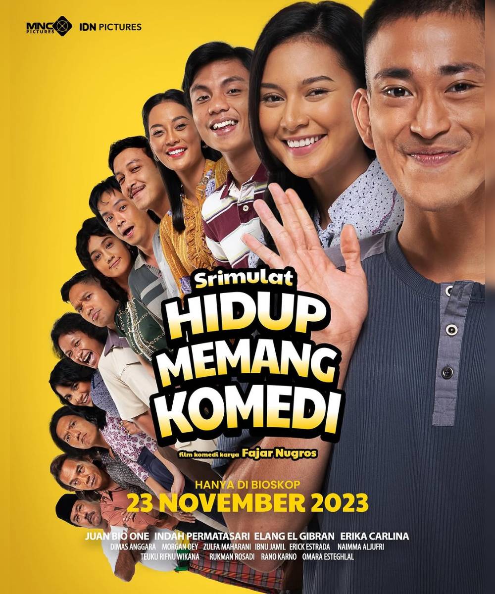 Poster film Srimulat Hidup Memang Komedi