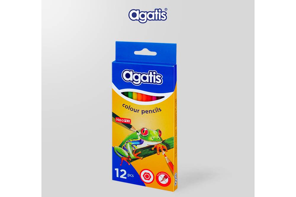 Pensil warna agatis