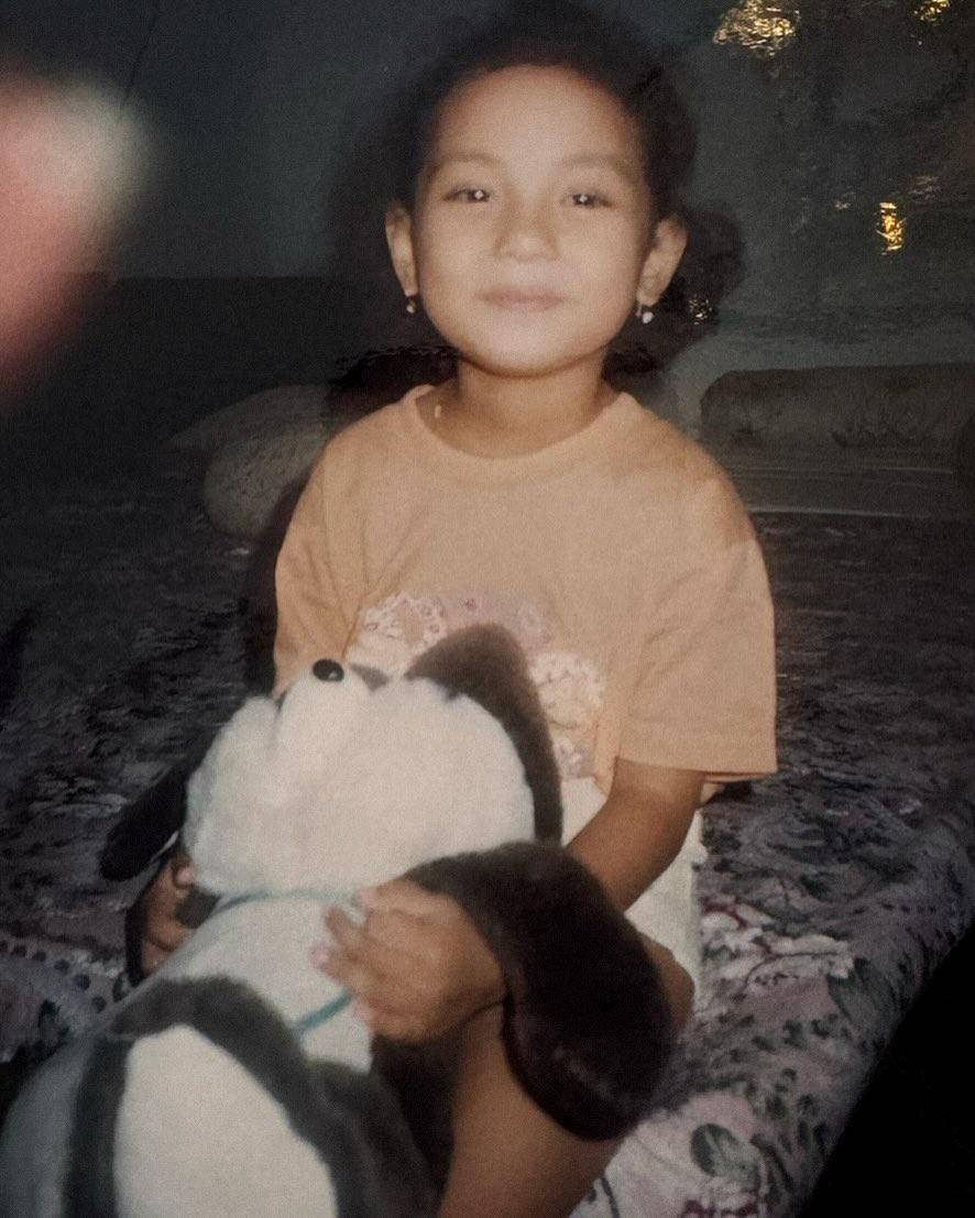 erika carlina masa kecil
