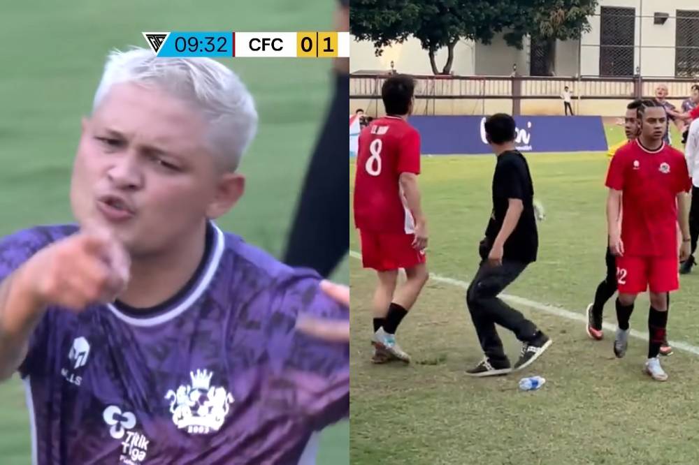 Syamsir Alam dan El Rumi ribut di lapangan bola