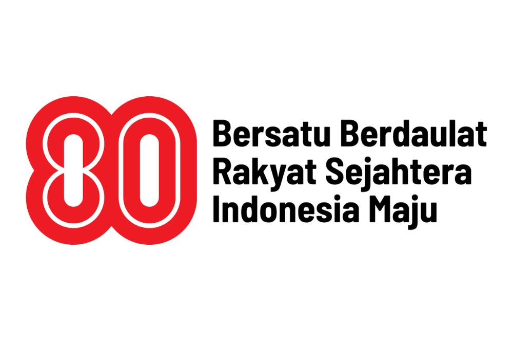 Logo HUT ke-80 RI