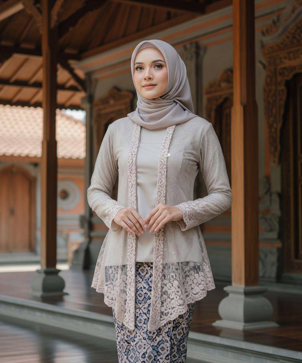 5 Model Kebaya Kutubaru Hijab yang Anggun dan Modis