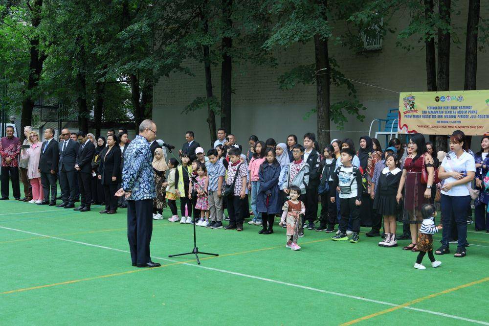 Perayaan Hari Anak Nasional 2025 di Moskow