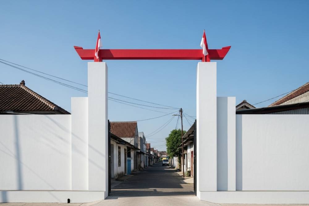 Desain Gapura 17 Agustus Minimalis Desain 2025 untuk 80 Tahun Indonesia