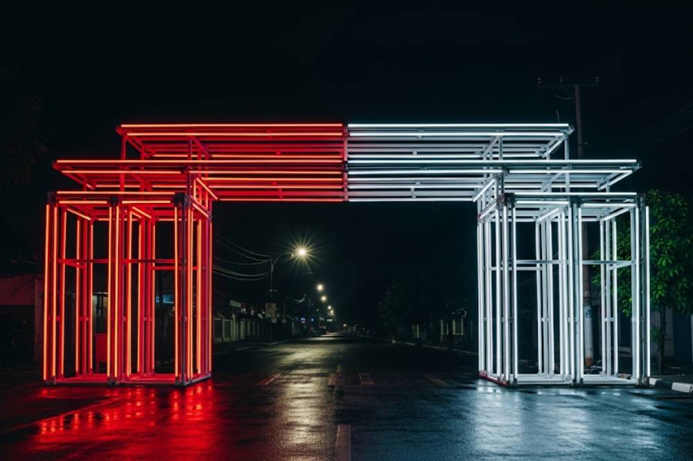 Desain Gapura 17 Agustus Minimalis Desain 2025 untuk 80 Tahun Indonesia
