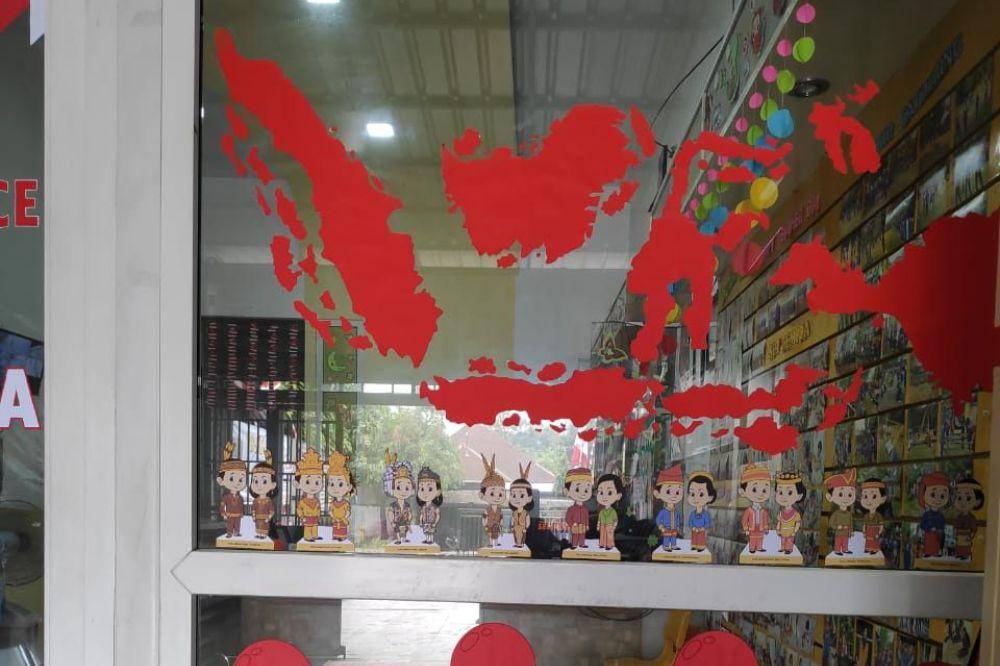 Dekorasi 17 Agustus Peta Indonesia