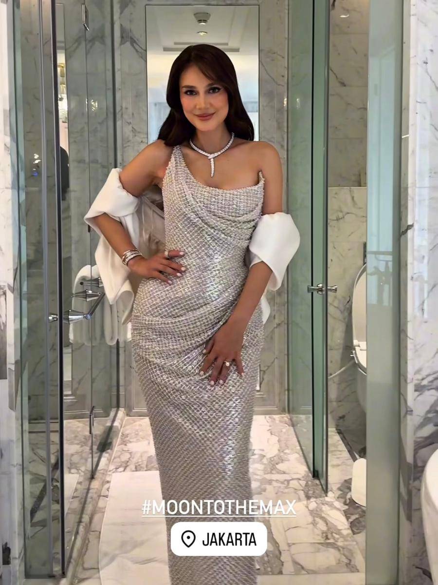 luna maya resepsi di jakarta