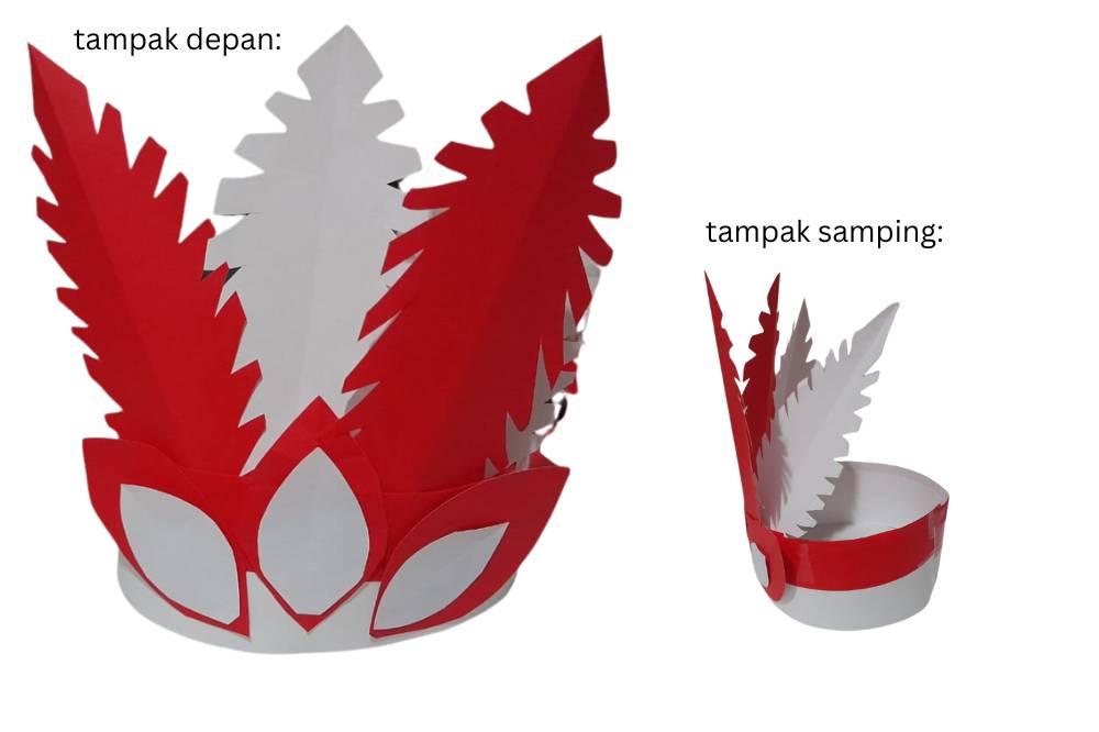 Cara Membuat Hiasan Kepala 17 Agustus