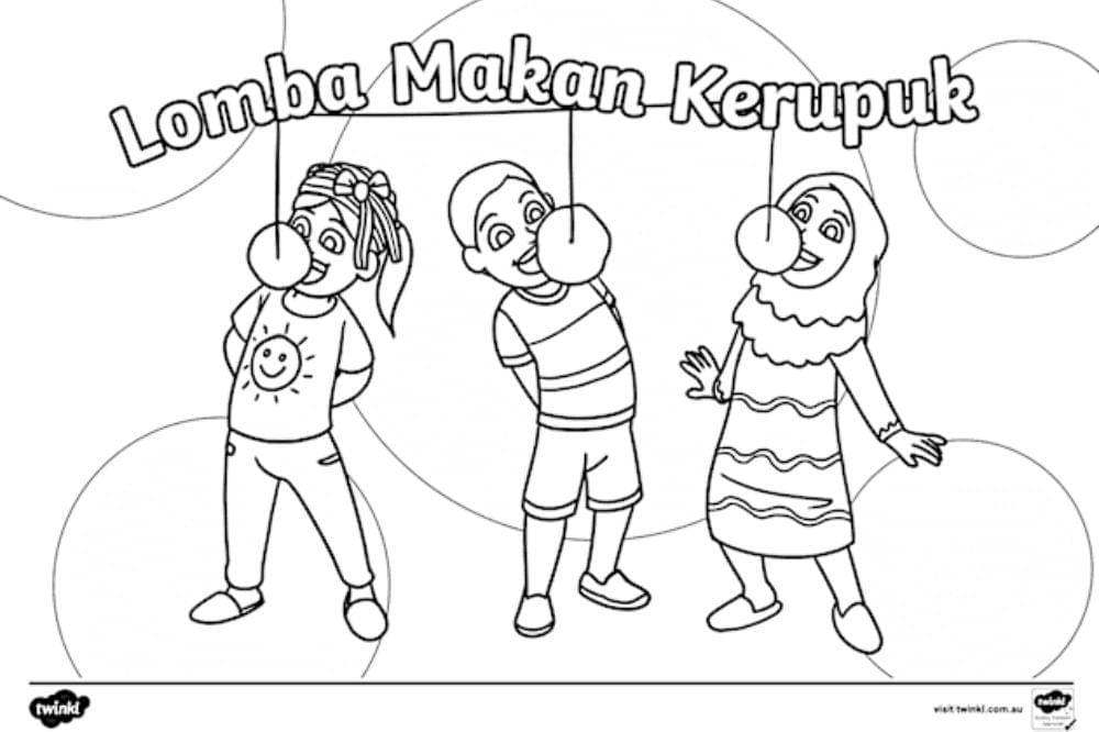 gambar lomba makan kerupuk