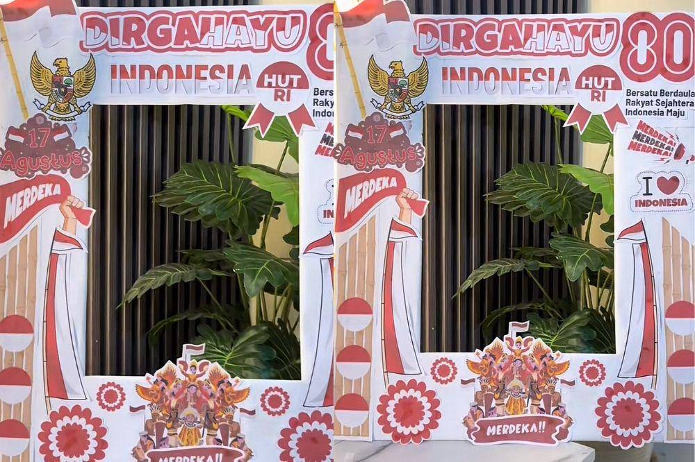 Photobooth tema HUT RI