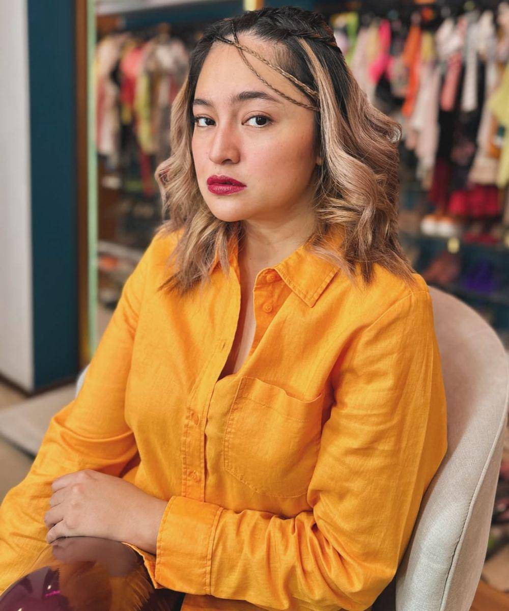6 Potret Marshanda dengan Warna Rambut Nyentrik, Tampil Berani!  