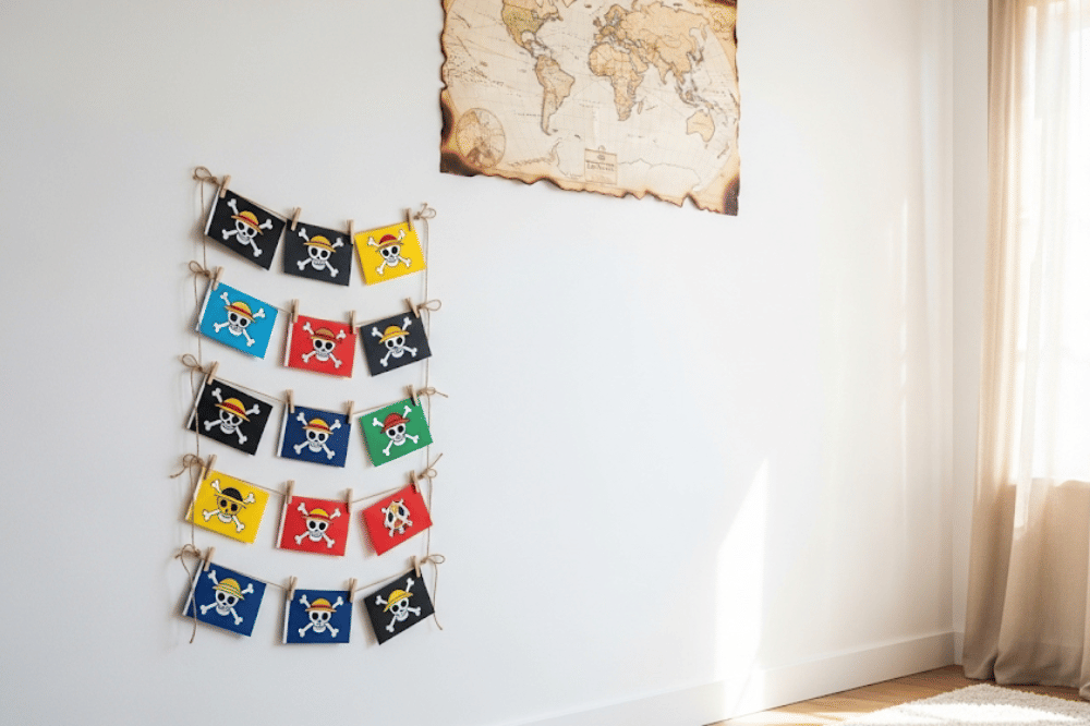 Ide Dekorasi Bendera One Piece di Kamar