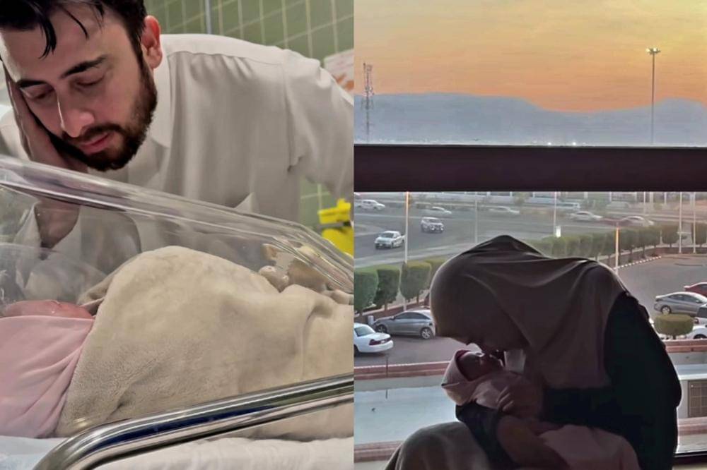 Momen Persalinan anak Ketiga Hamidah Rachmayanti di Madinah.jpg