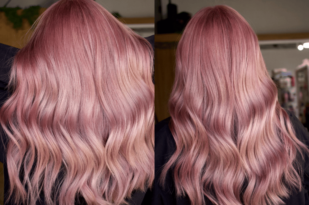 warna rambut kuning langsat