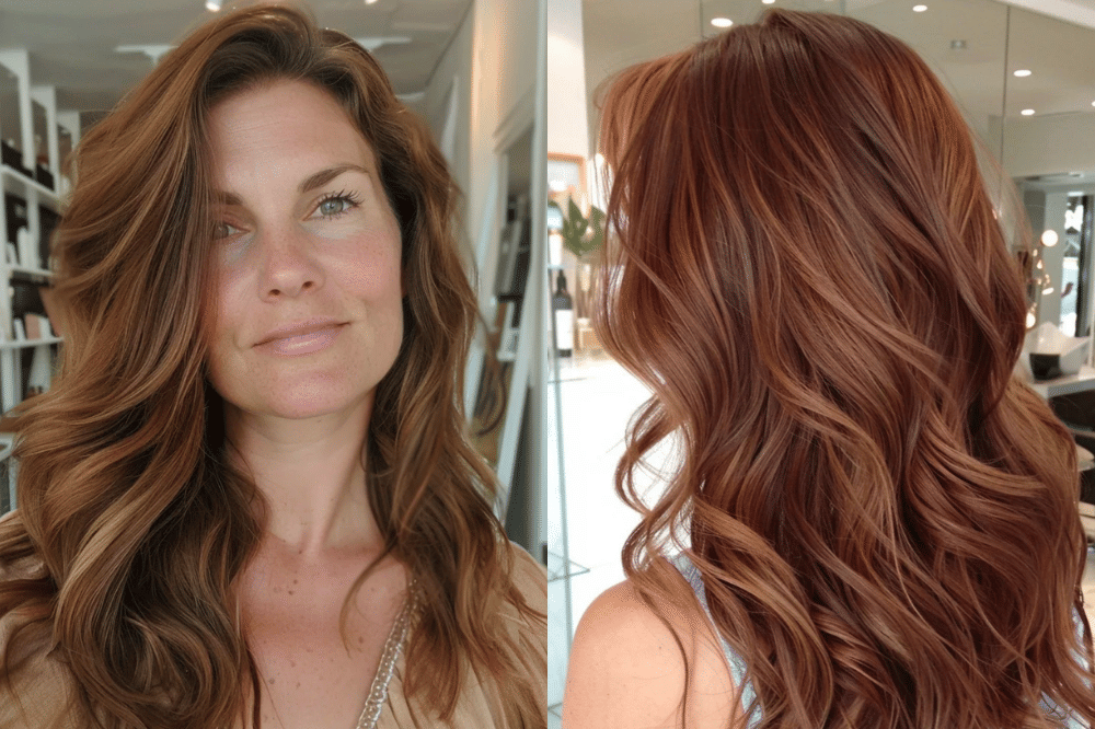 warna rambut kuning langsat