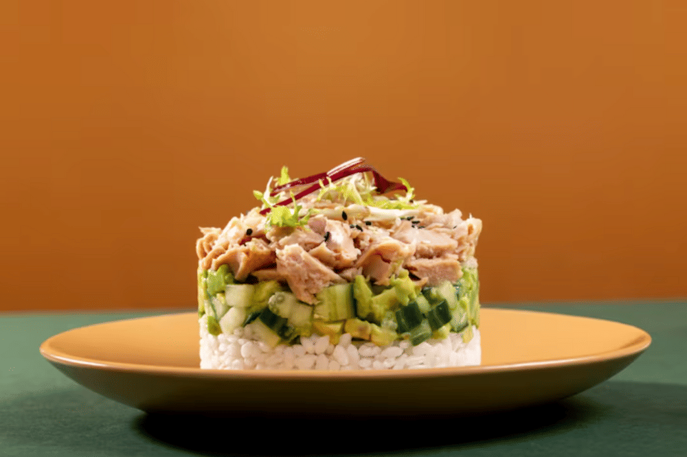 ilustrasi nasi tim ikan tuna (freepik)