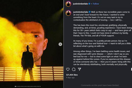 Apa Itu Penyakit Lyme yang Diderita Justin Timberlake?