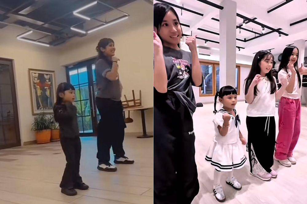 Ameena latihan dance