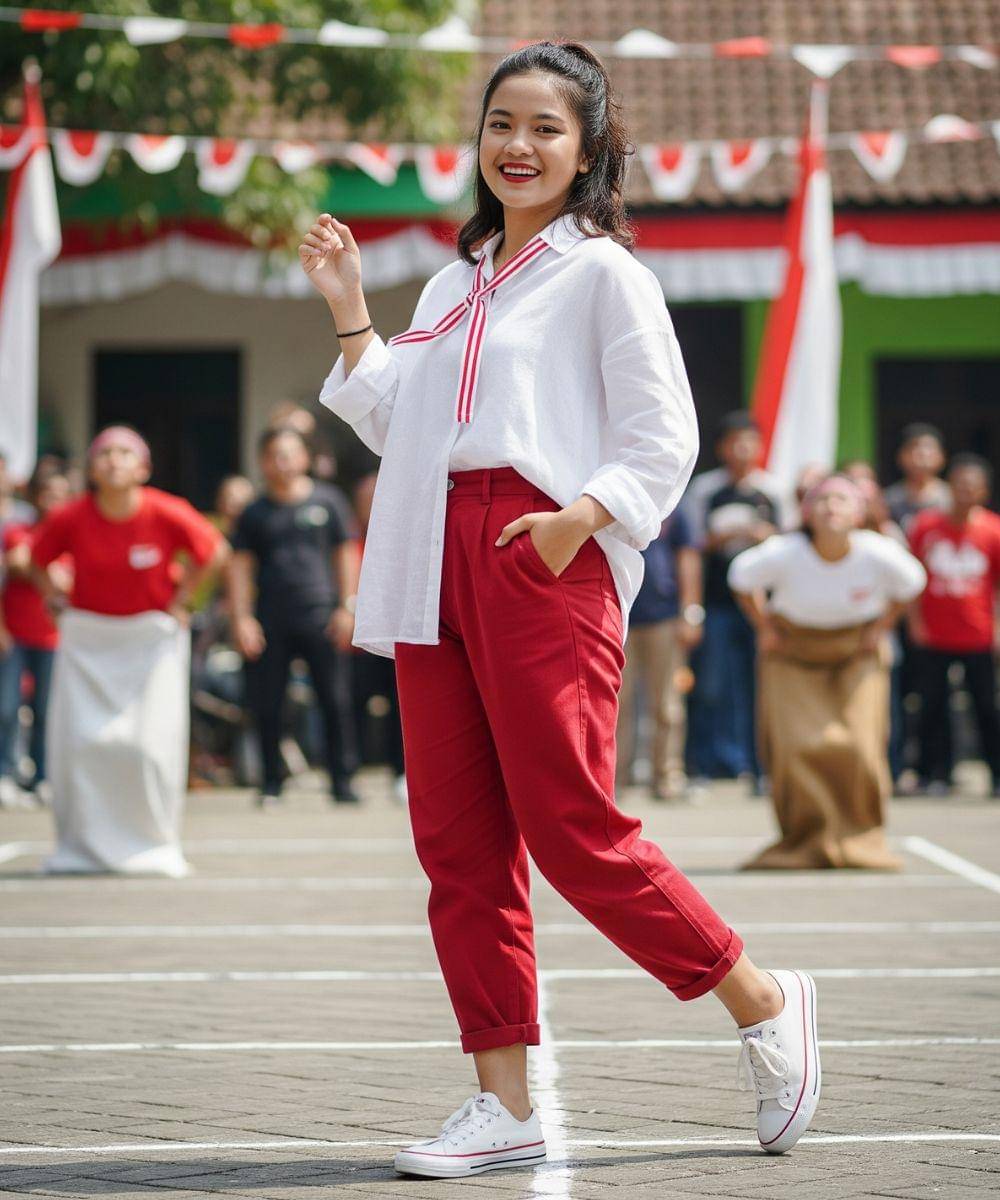 10 Inspirasi Outfit 17an untuk Mama, Nyaman dan Stylish!