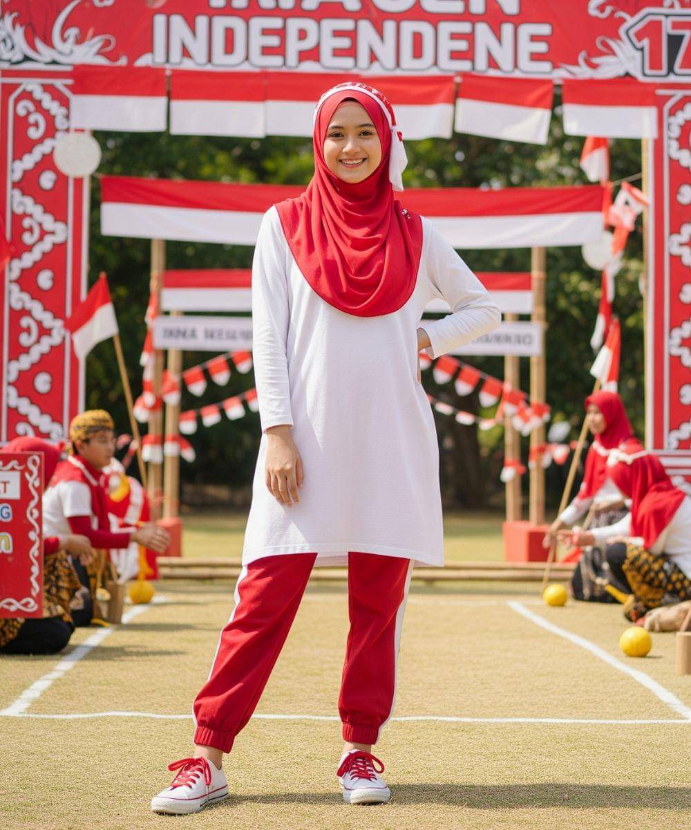 10 Inspirasi Outfit 17an untuk Mama, Nyaman dan Stylish!