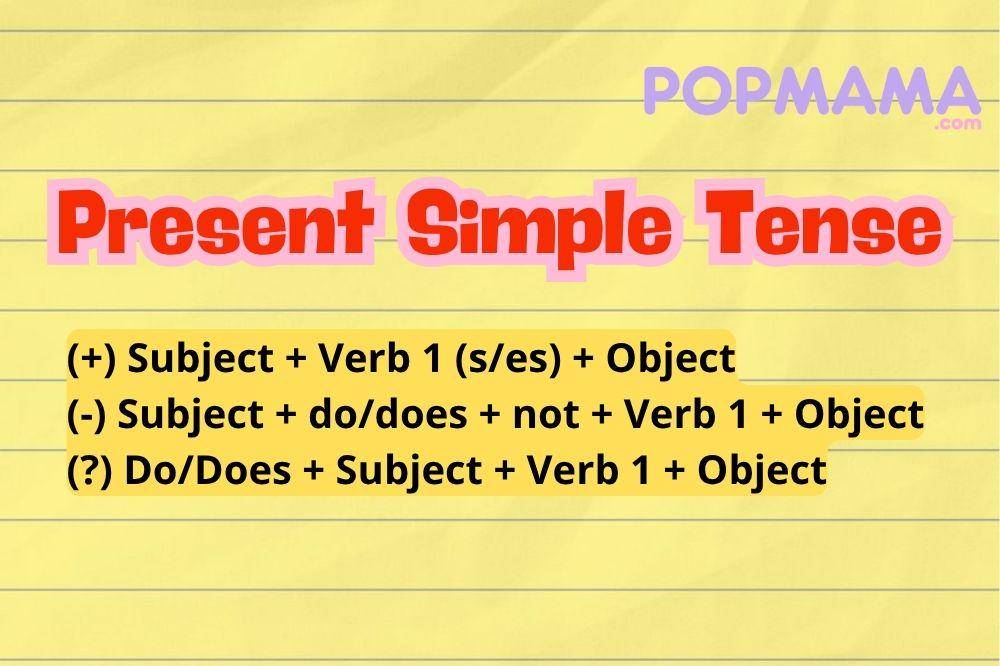 Rumus present simple tenses