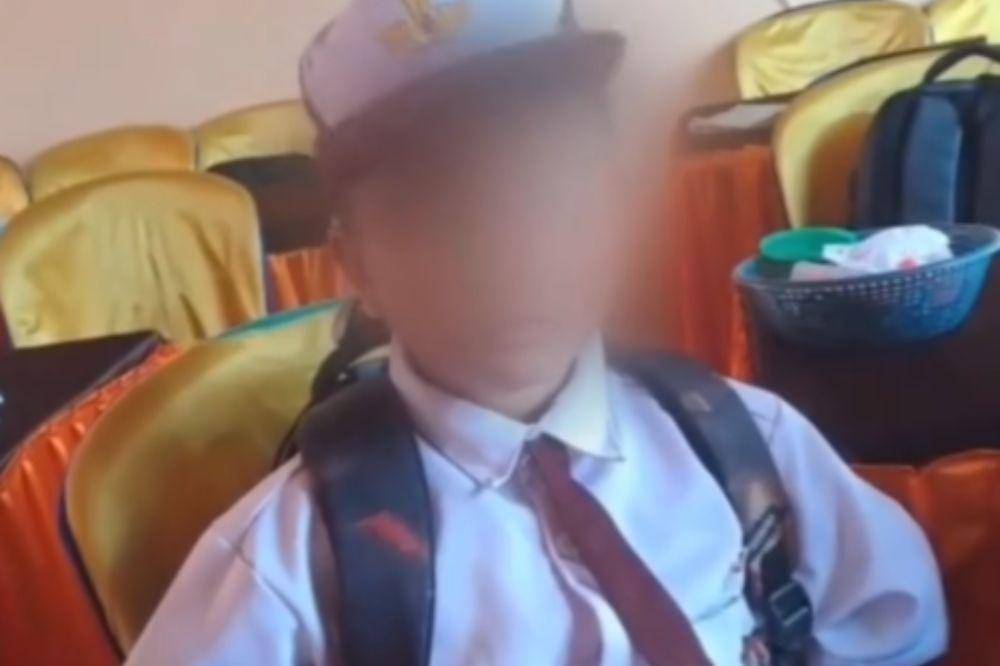 seorang siswa sd dipaksa mengaku mencuri