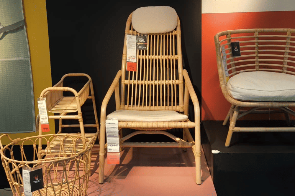 Kursi Rotan IKEA SALNO