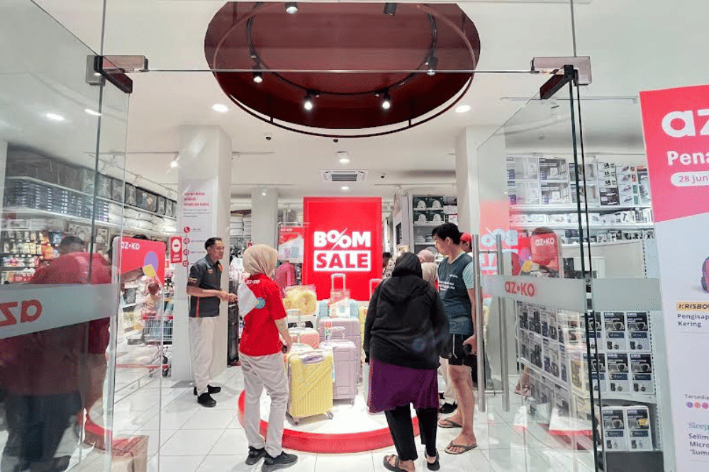 AZKO Plaju Palembang menjadi toko ke-36 yang dibuka di Sumatra