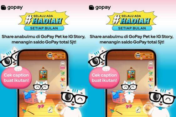 Cara Main GoPay Pet, Bisa Dapat Saldo Gratis!